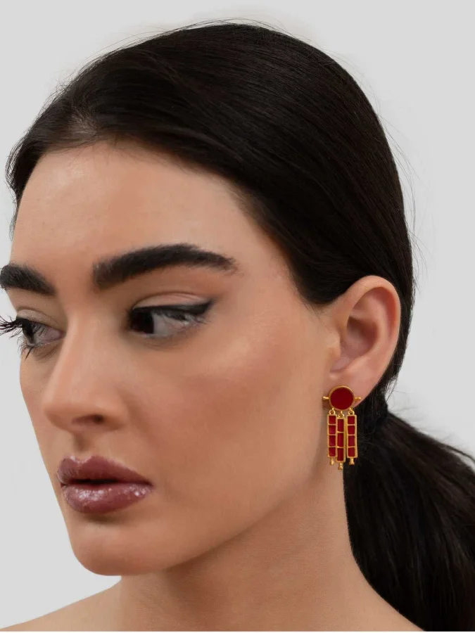 CHRONOS - საყურე მინანქრით 2