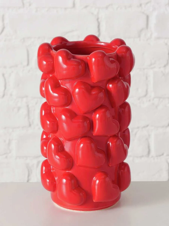 Boltze - Red Vase, 20 CM