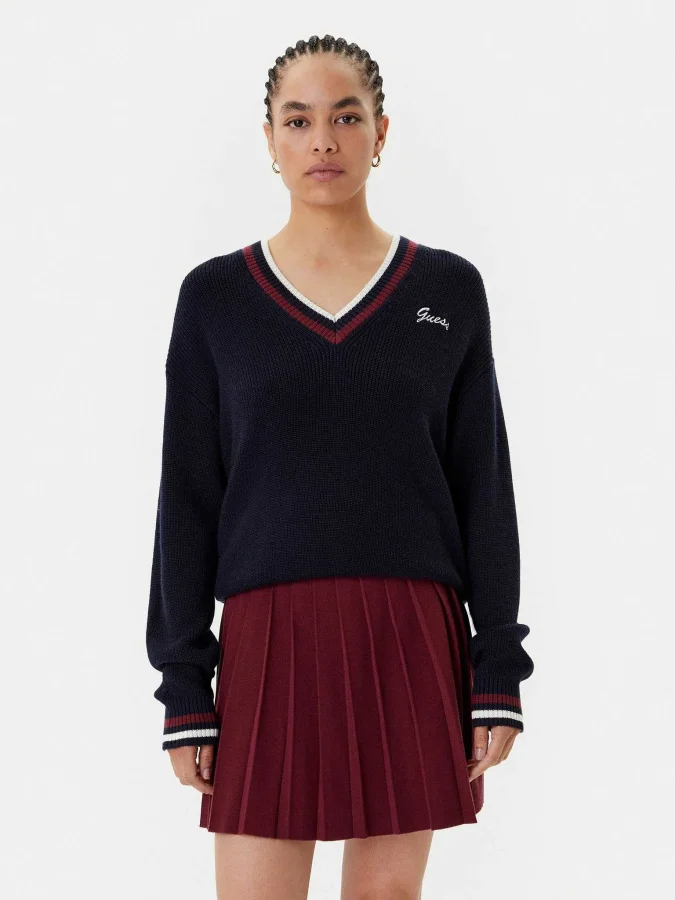 GUESS - SABINA V NECK OVER...