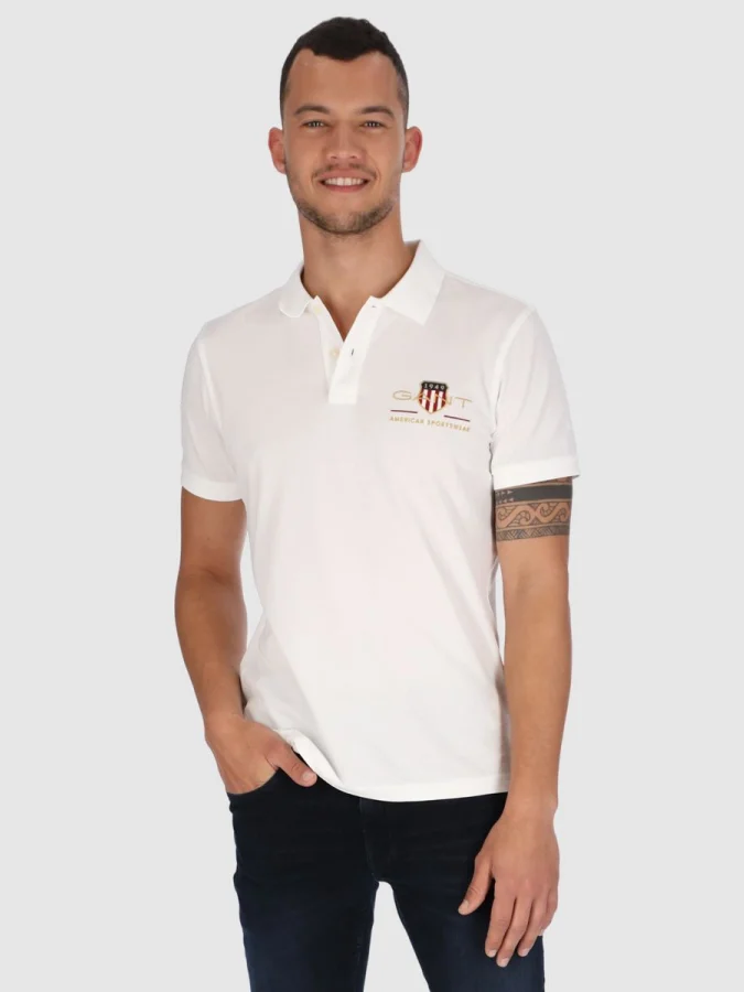 Gant - ARCHIVE SHIELD SS PIQUE