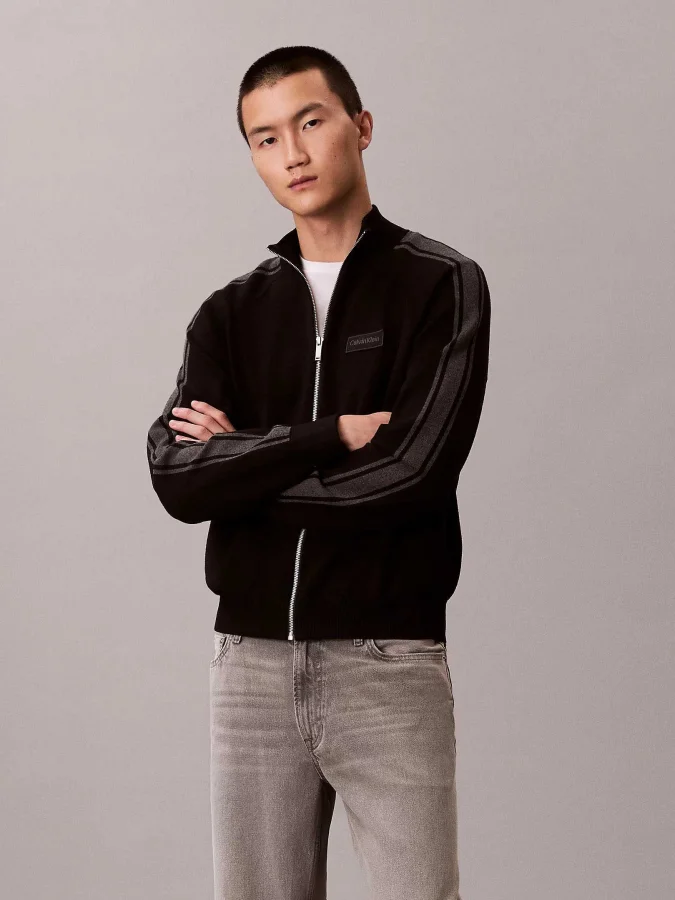 CALVIN KLEIN - LS TECH KNIT...