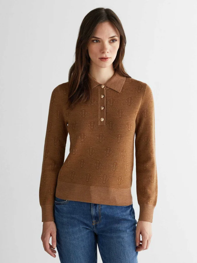 GANT - MONOGRAM KNIT POLO