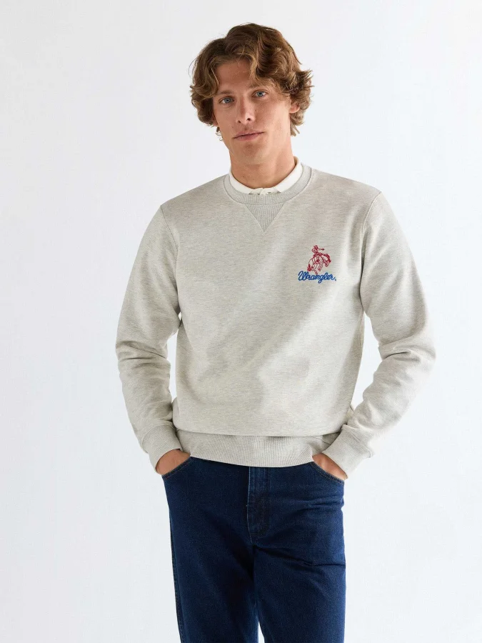 WRANGLER - EMBROIDERY CREW