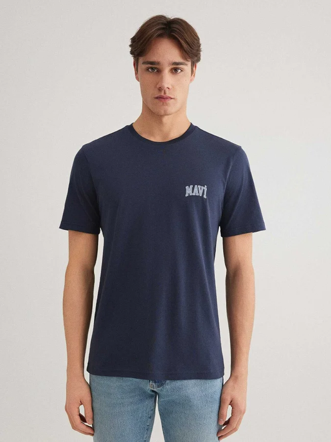 Mavi - MAVİ LOGO TEE