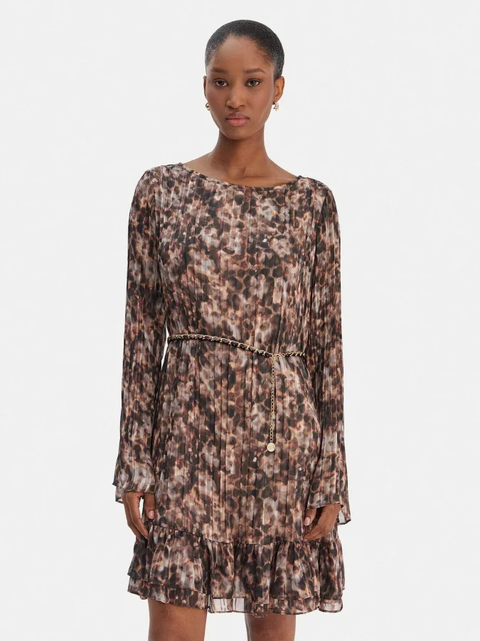 Guess - LS ILENIA PLEAT DRESS