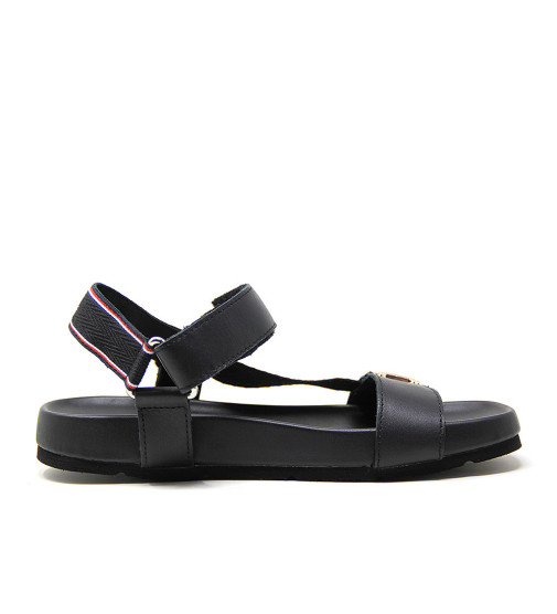 Tommy hilfiger black sales mesh web sporty sandals