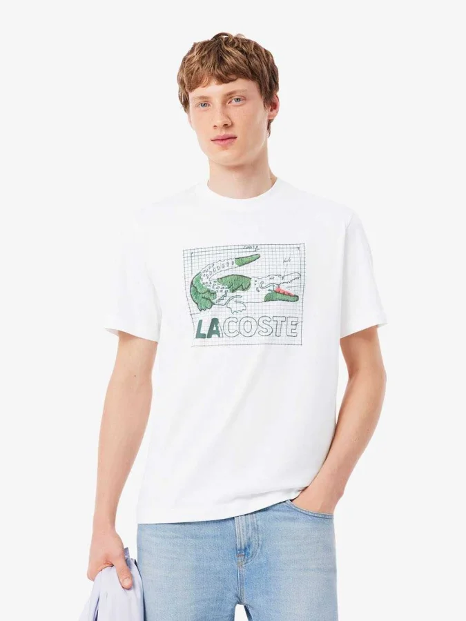 Lacoste - Printed Cotton...