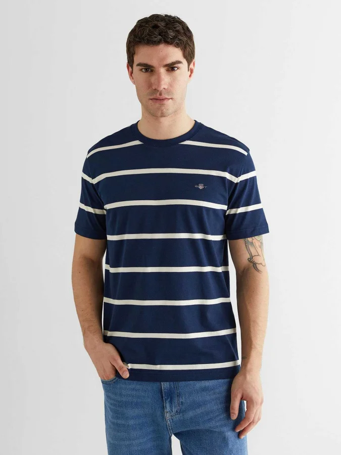 GANT - STRIPED SS TSHIRT