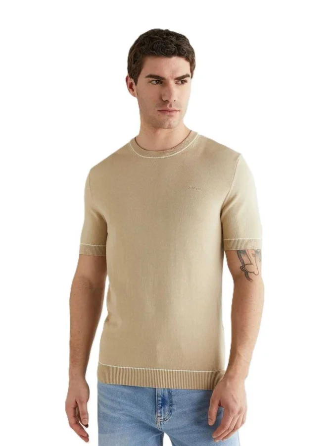 GANT - COTTON MODAL SS C-NECK