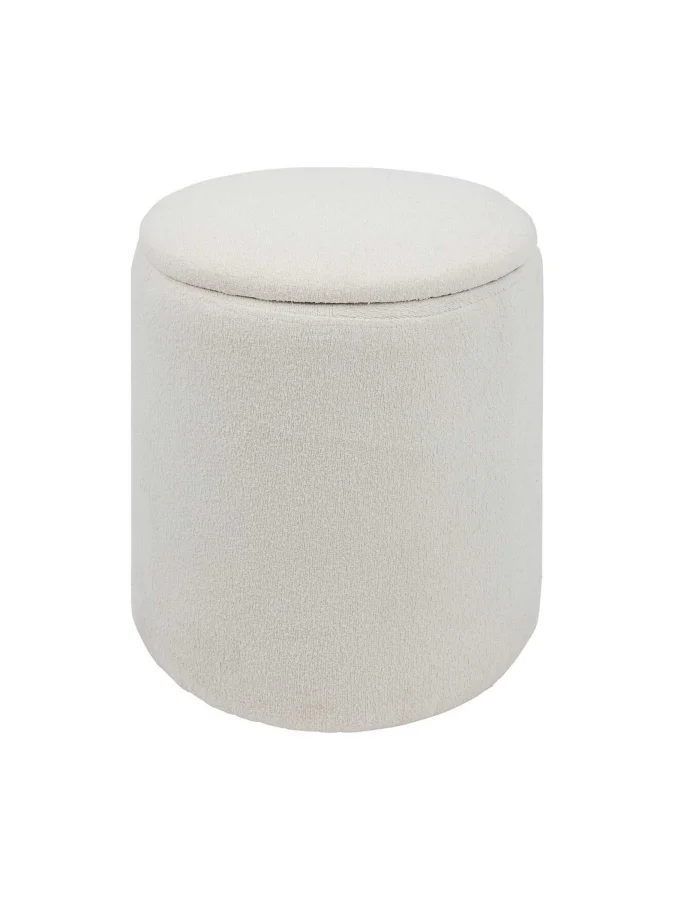 Atmosphera - White Pouffe