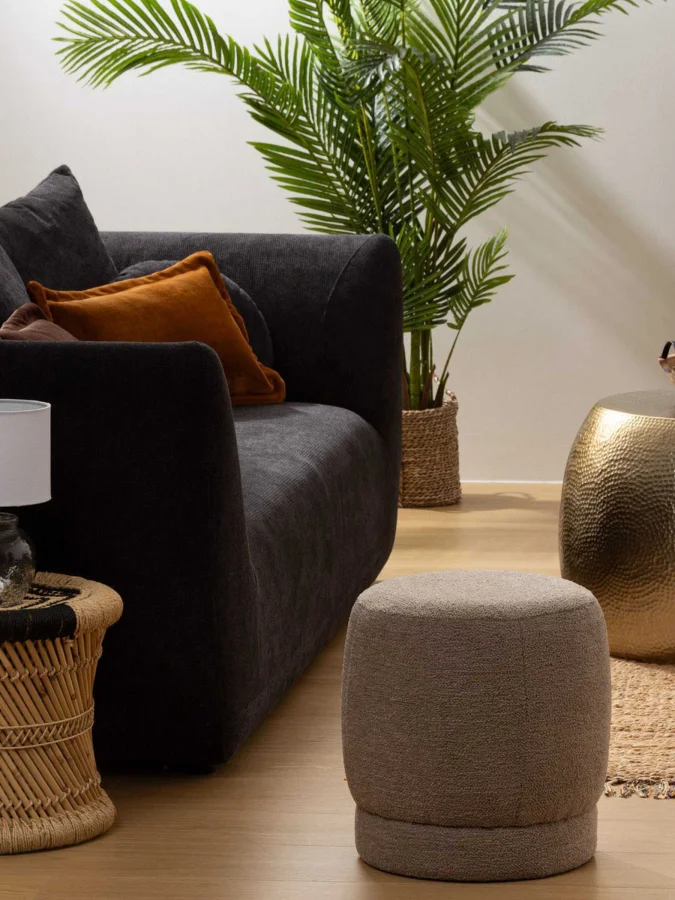 Atmosphera - Beige Pouffe 2