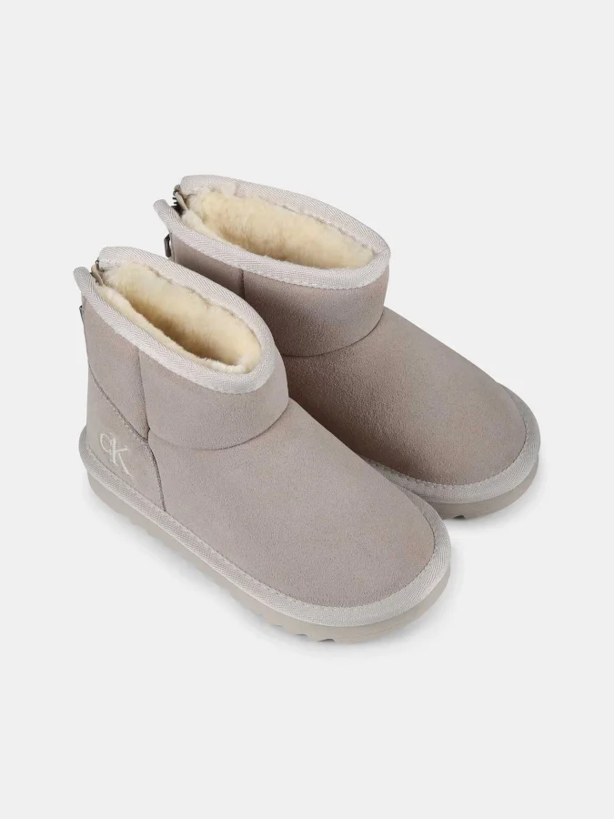 CALVIN KLEIN - FUR BOOT TAUPE 2