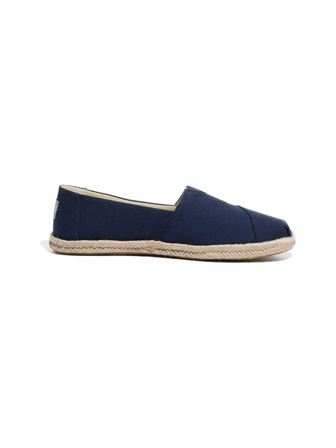 TOMS - NVY REC COT SLUB WOV...