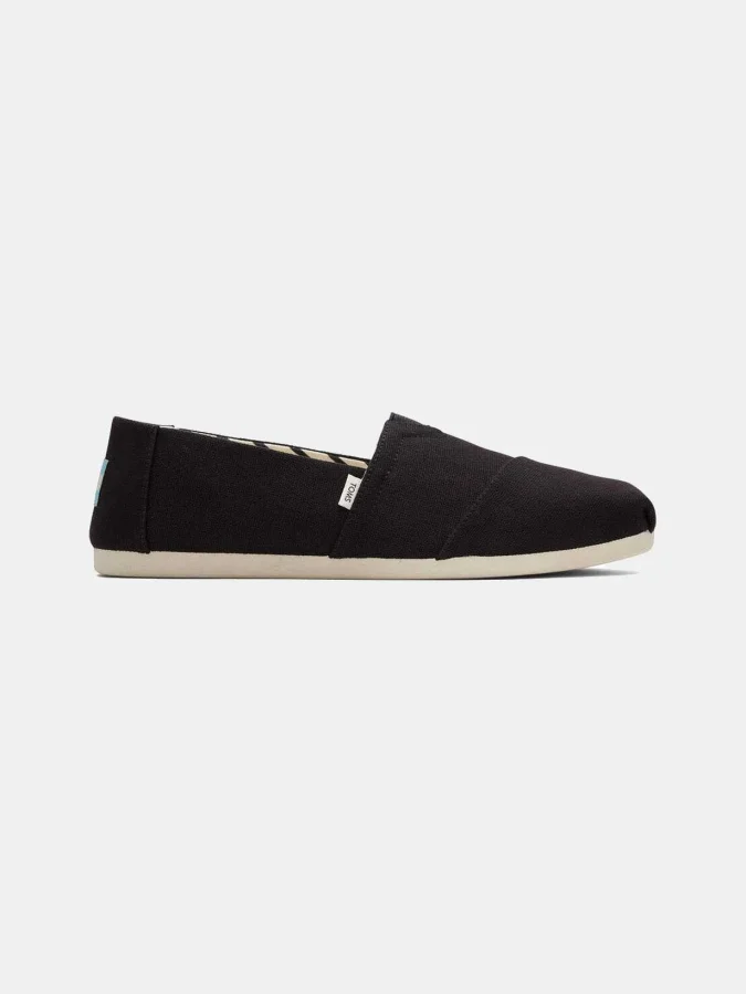 TOMS - BLK REC CTTN CAN MN...