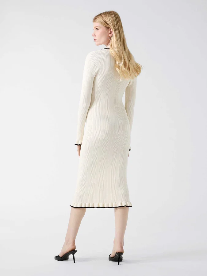 GUESS - LS POLO RIB RUFFLE... 2