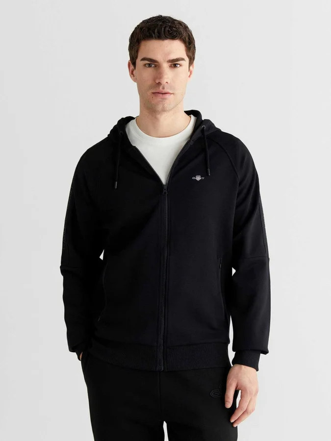 GANT - LOGO TAPE FULL ZIP...