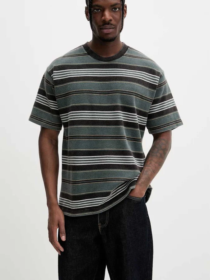 VANS - Pique Stripe SS Knit...