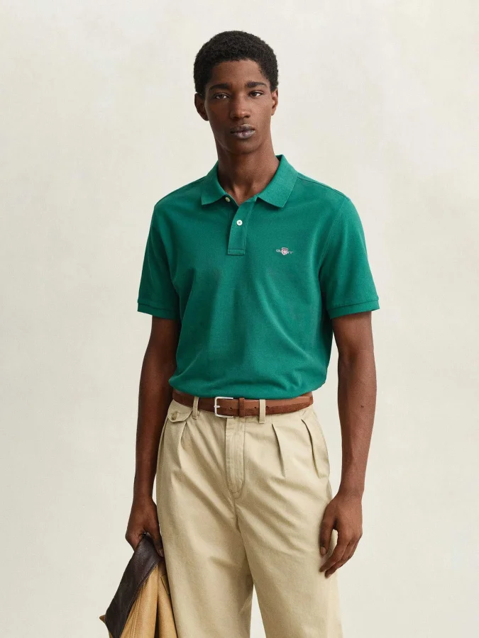 GANT - REG SHIELD SS PIQUE...