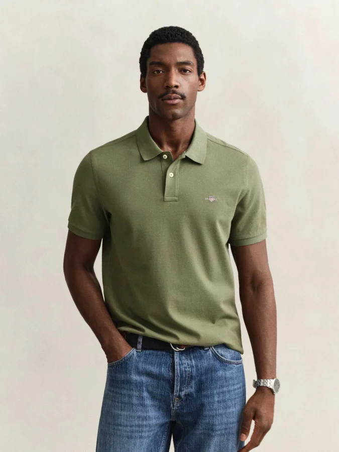 GANT - REG SHIELD SS PIQUE...