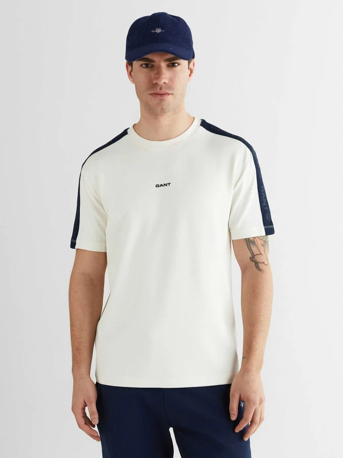 GANT - SHOULD TAPE C-NECK...
