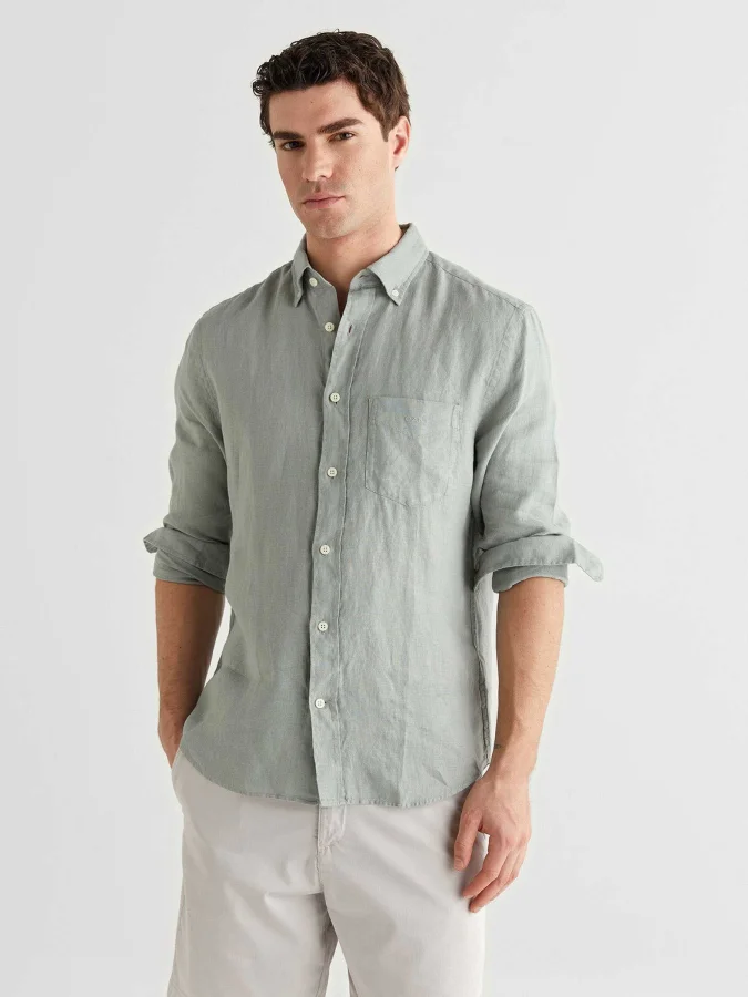 GANT - REG GMNT DYED LINEN...