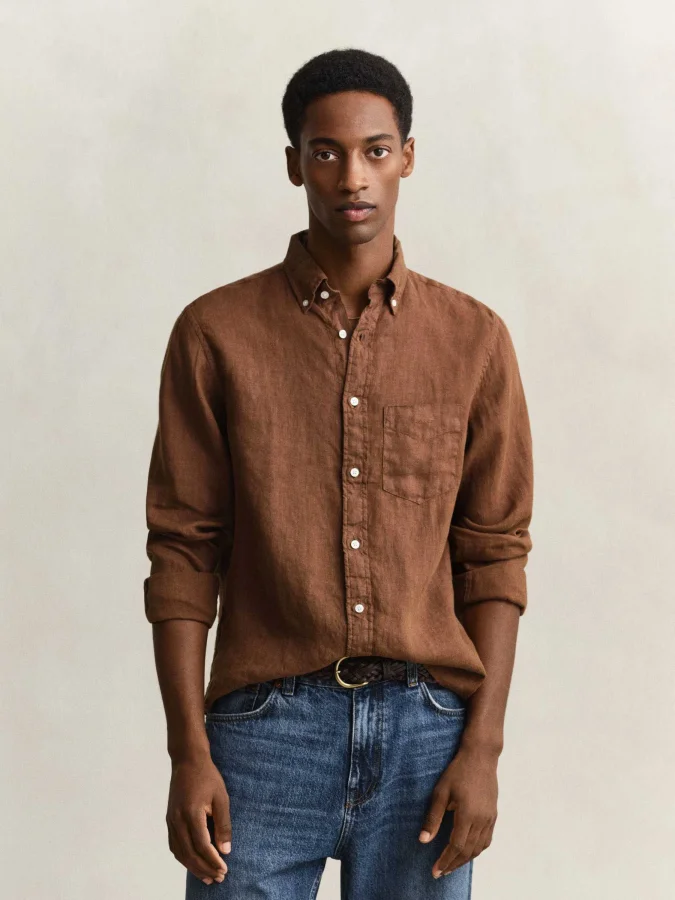 GANT - REG GMNT DYED LINEN...