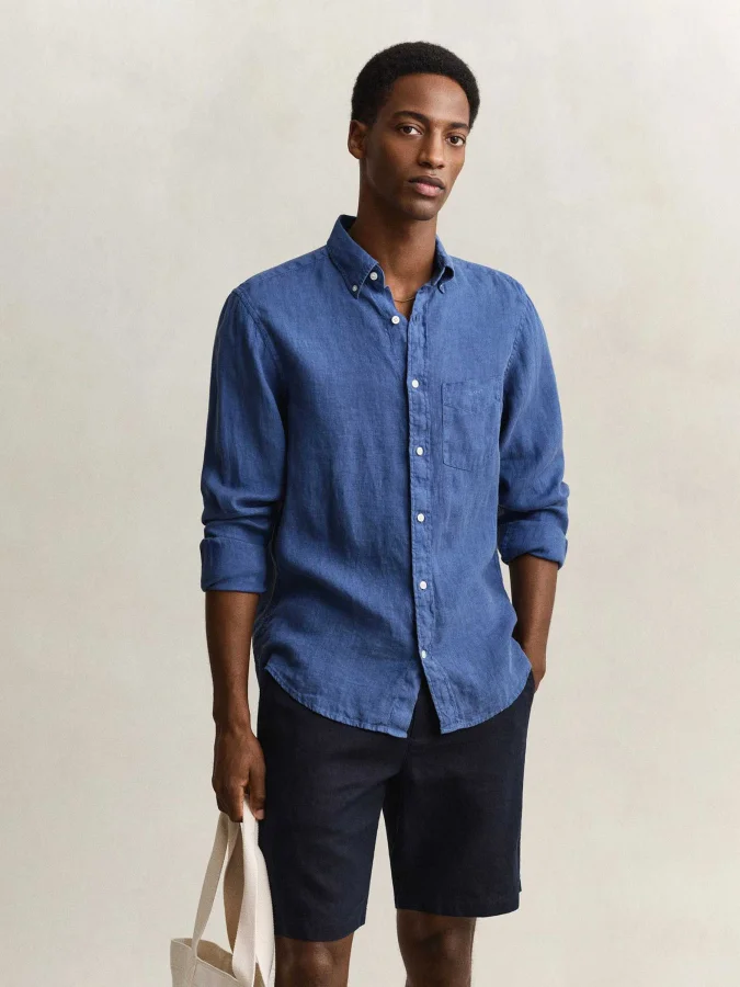 GANT - REG GMNT DYED LINEN...