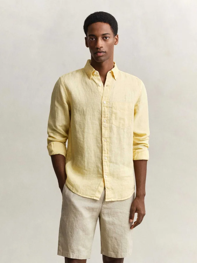 GANT - REG GMNT DYED LINEN...