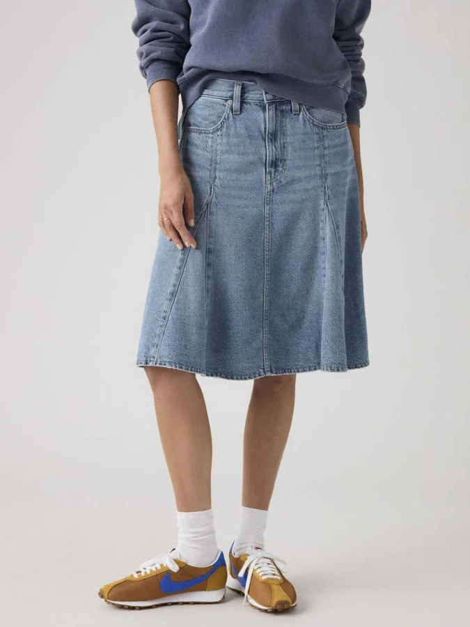 Levis® - Godet Knee Length...