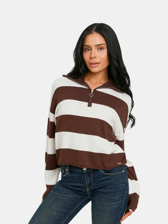 Tally Weijl - Brown Striped...