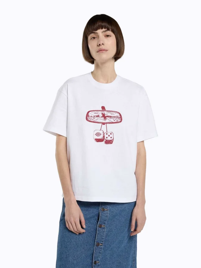 Dickies - POLK SS TEE W WHITE
