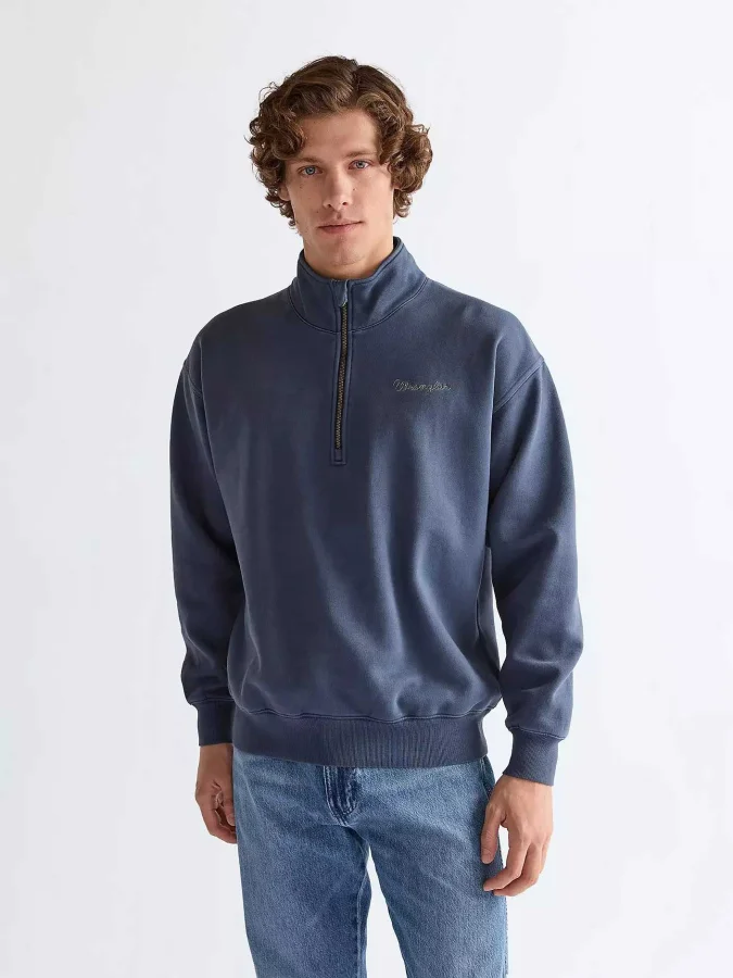 Wrangler - HALF ZIP SWEATSHIRT