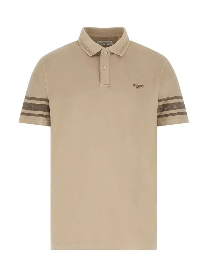 Guess - SS WASHED PRINTED POLO