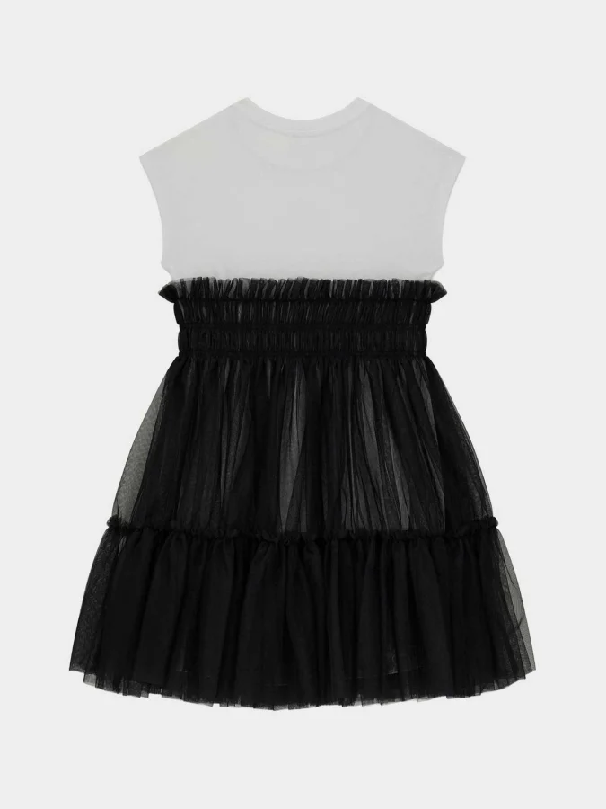 Guess - MIXED FABRIC SS DRESS 2