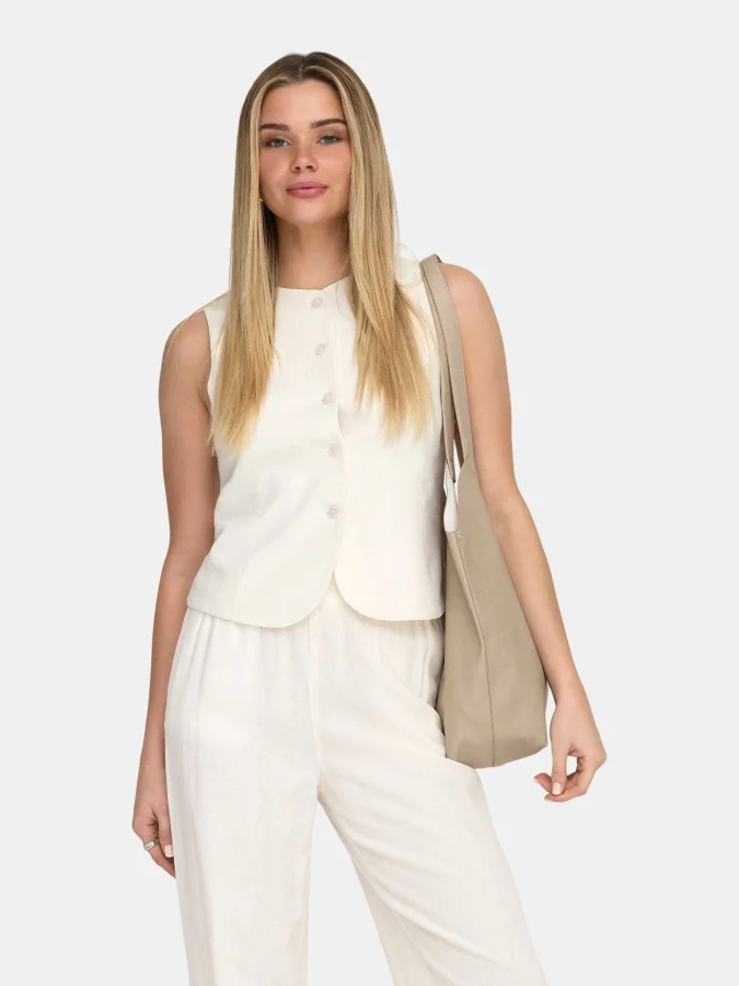 ONLY - ONLGOA S/L LINEN BL...