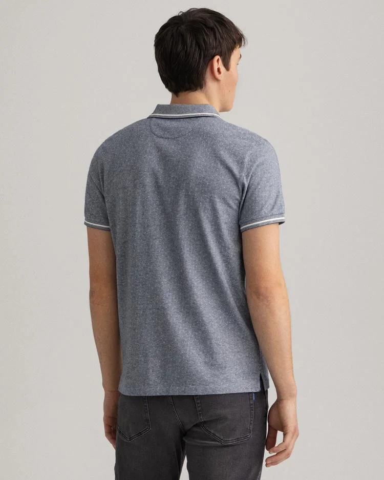 Gant - D1. 2 TONE JACQUARD SS RUGGER Gant - D1. 2 TONE JACQUARD SS RUGGER