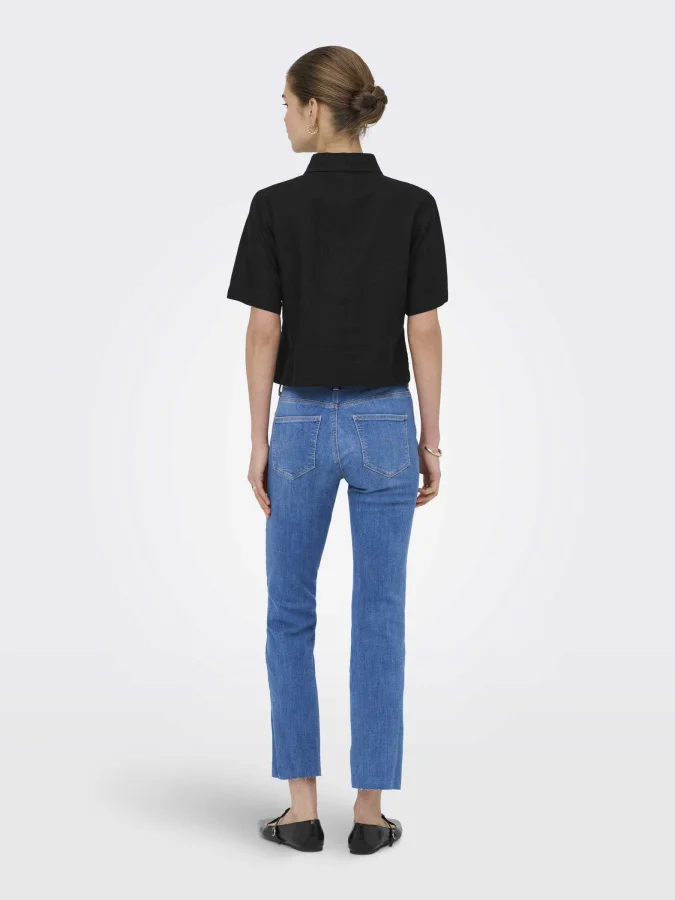 ONLY - ONLGOA S/S LINEN BL... 2