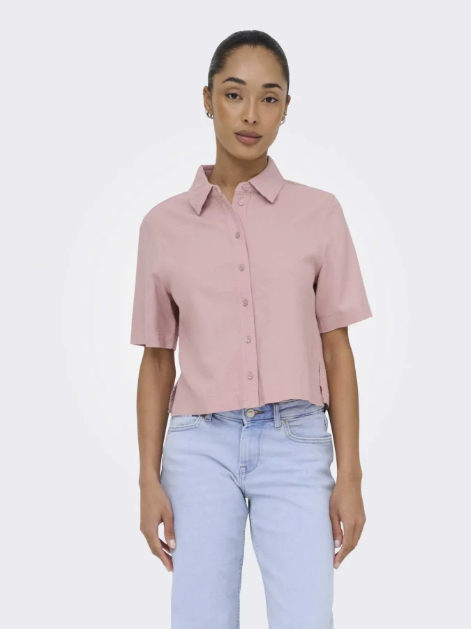 ONLY - ONLGOA S/S LINEN BL...