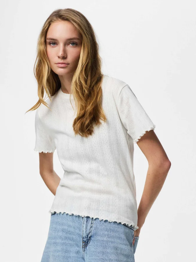 Pieces - PCMARIE SS O-NECK...