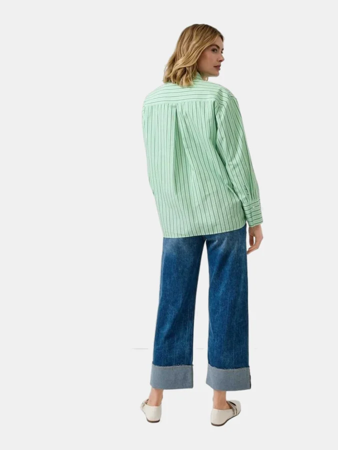 s.OLIVER - Striped poplin... 2