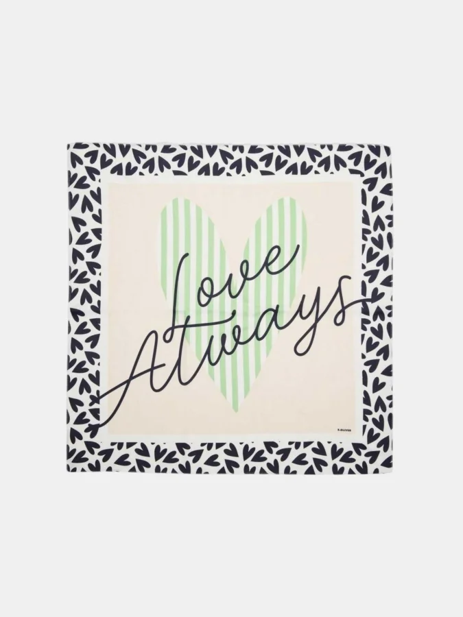 s.OLIVER - Woven shawl with... 2