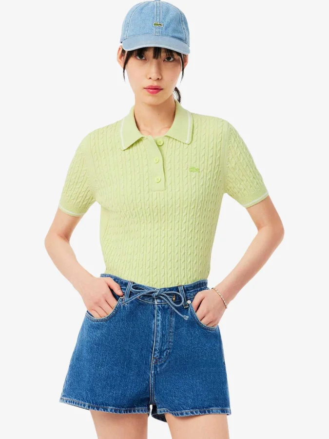 Lacoste - Striped Cable...