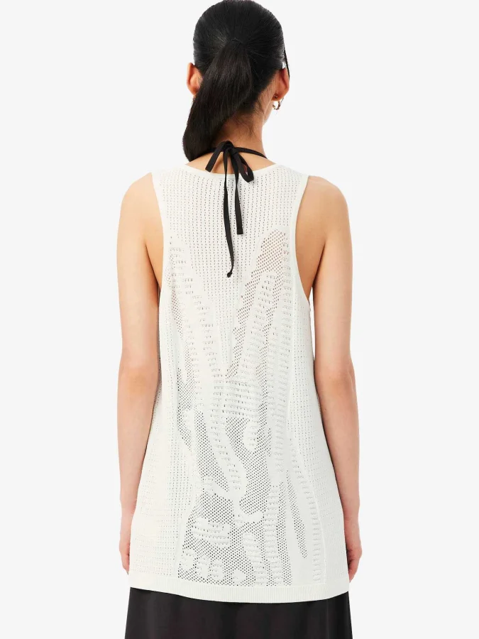 Lacoste - Crochet mesh top 2
