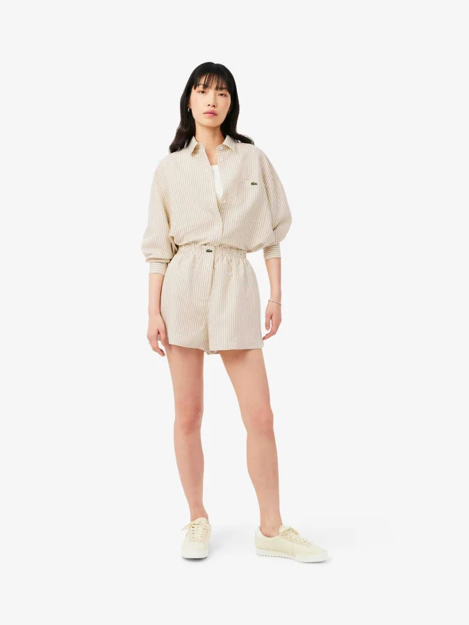 Lacoste - Oversized linen...