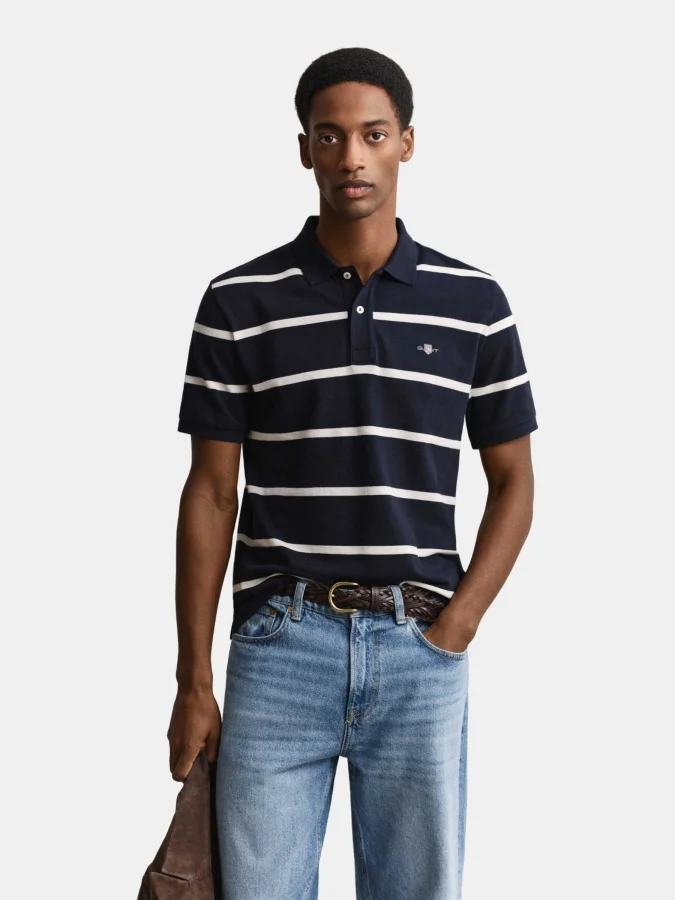 GANT - STRIPED SS POLO