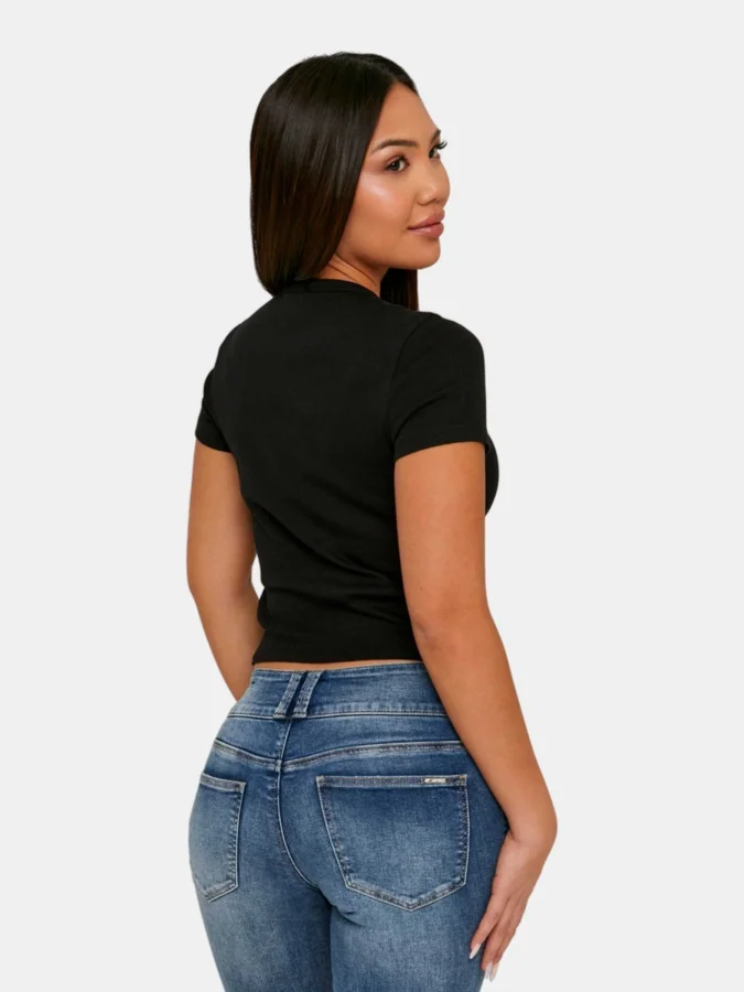 Tally Weijl - Black Ribbed... 2