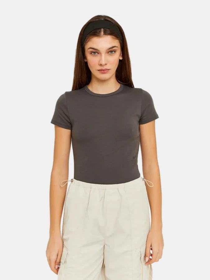 Tally Weijl - Grey Ribbed...