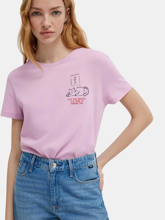 Mavi - CAT PRINTED T-SHIRT