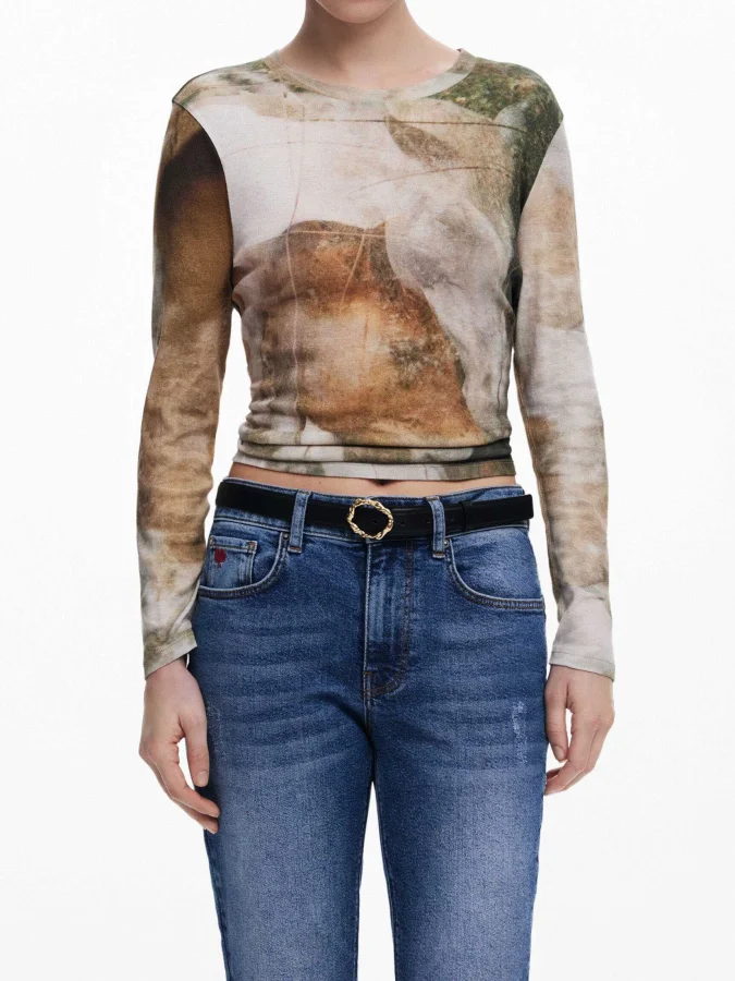 DESIGUAL - Leather belt Zalio 2