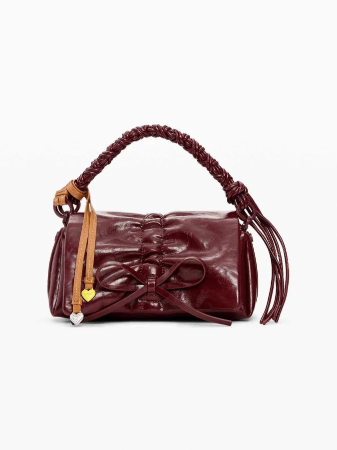 DESIGUAL - Small shiny bow bag